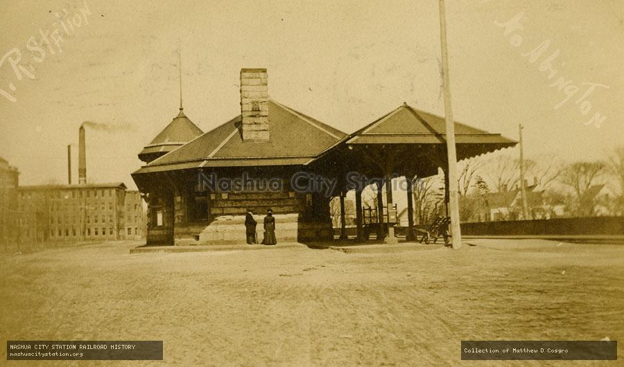 Postcard: Railroad Station, North Abington